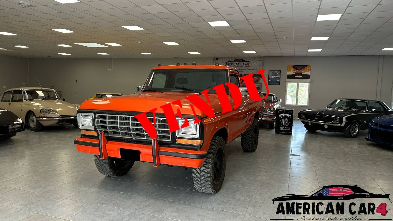 Ford F-100 1971 – V8 360Ci – Boîte Automatique – Expertise & Suivi