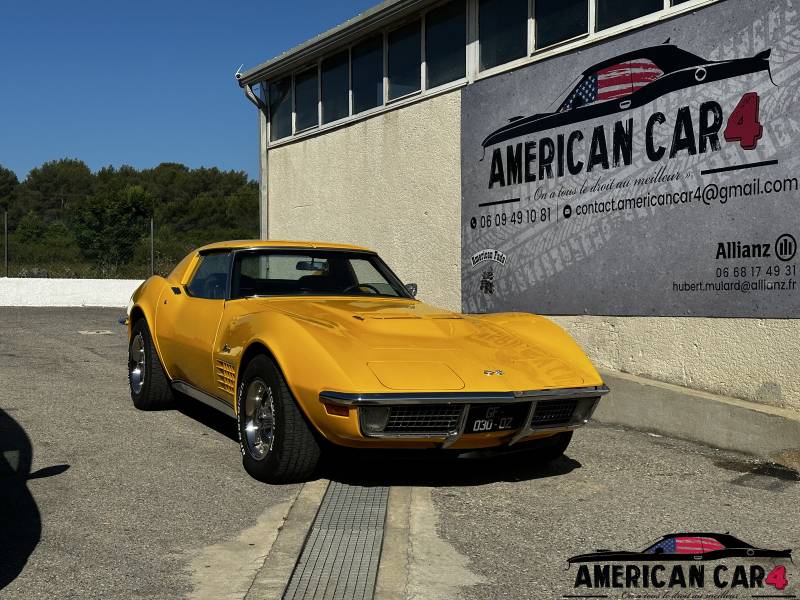 Corvette C3 1970 Stingray V8 454ci disponible à montpellier 3/4 avant